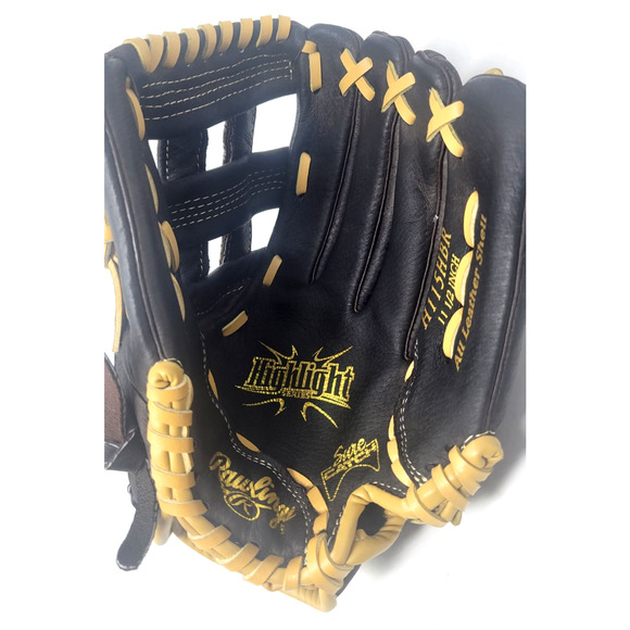 Rawlings Youth Baseball Glove 11.5” Highlight Series H115HBR Right Hand Throw - Picture 6 of 7